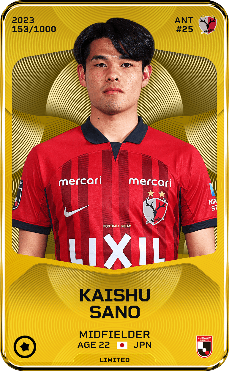 Kaishu Sano 2023-24 • Limited 153/1000