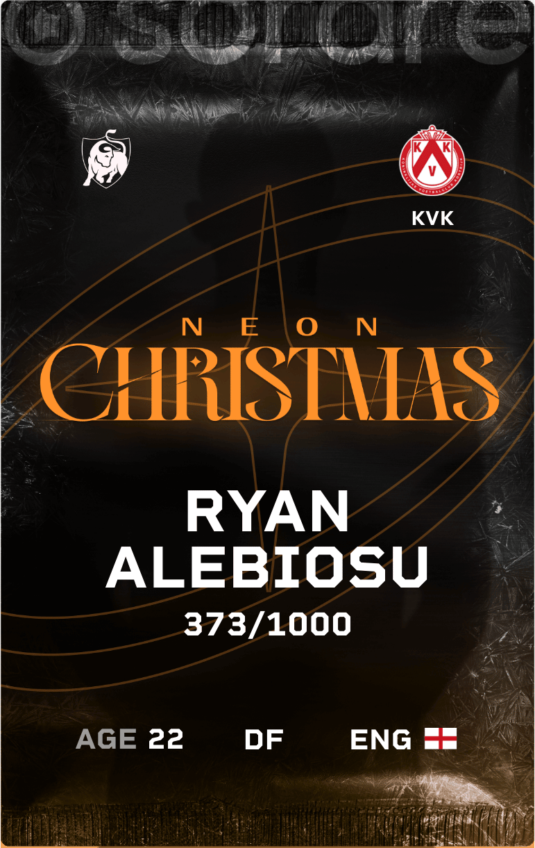 Ryan Alebiosu 2024-25 • Limited 373/1000