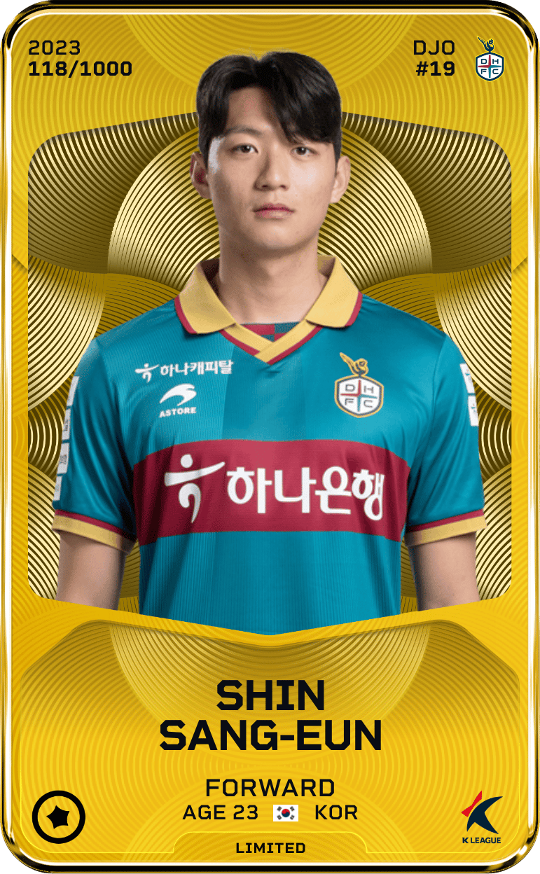 Shin Sang-Eun 2023-24 • Limited 118/1000