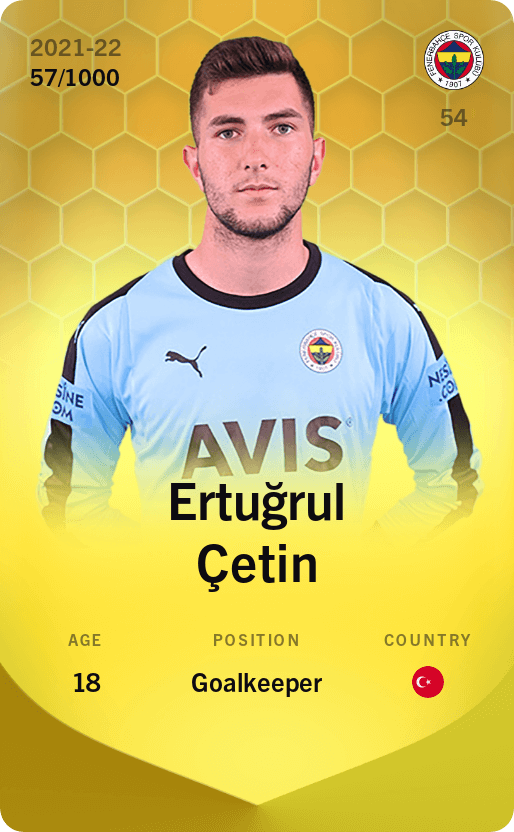 Ertuğrul Çetin 2021-22 • Limited 57/1000