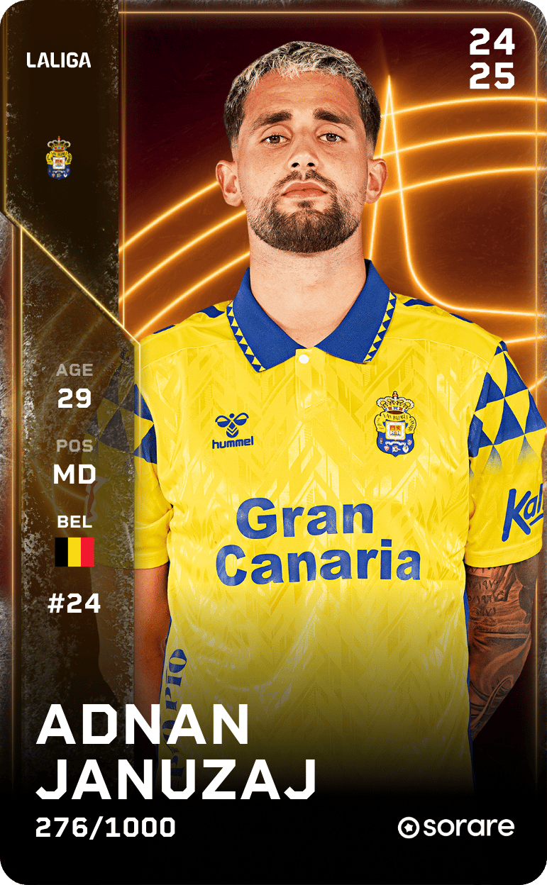 Adnan Januzaj 2024-25 • Limited 276/1000