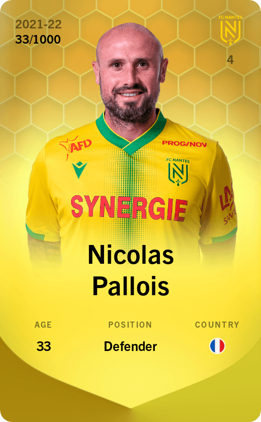 Nicolas Pallois 2021-22 • Limited 33/1000