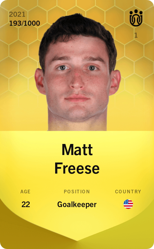 Matt Freese 2021-22 • Limited 193/1000