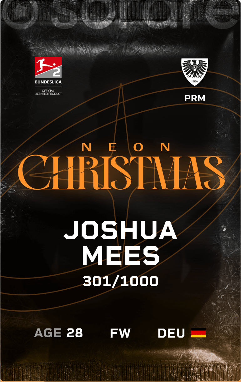 Joshua Mees 2024-25 • Limited 301/1000