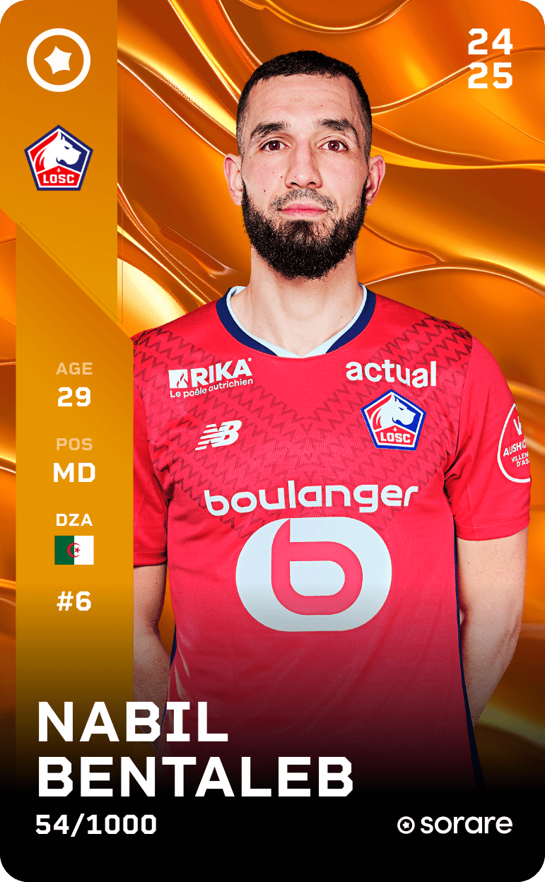 Nabil Bentaleb 2024-25 • Limited 54/1000