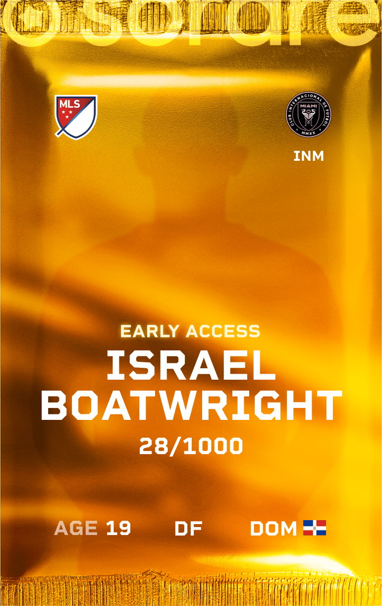 Israel Boatwright 2025-26 • Limited 28/1000