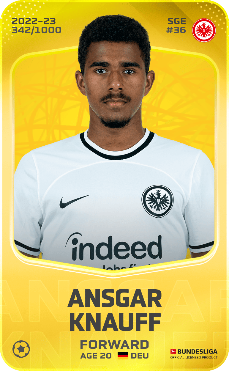 Ansgar Knauff 2022-23 • Limited 342/1000