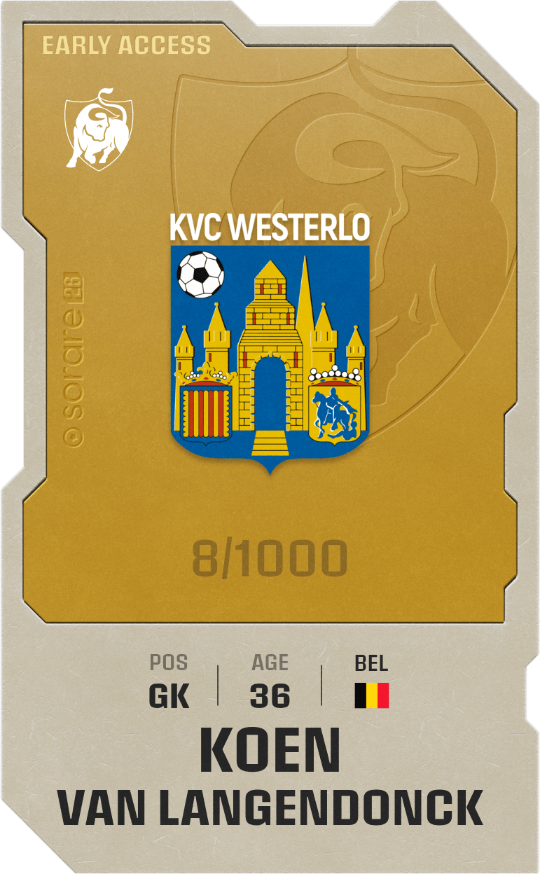 Koen Van Langendonck 2025-26 • Limited 8/1000