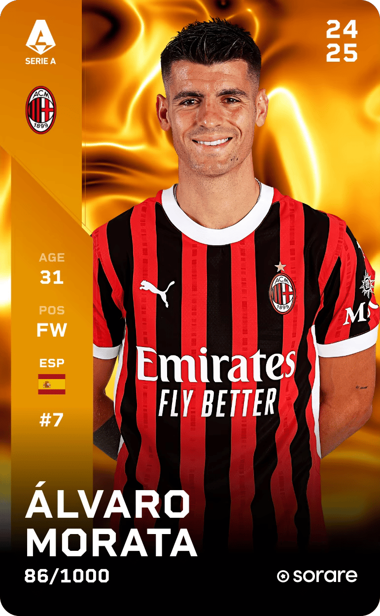 Álvaro Morata 2024-25 • Limited 86/1000