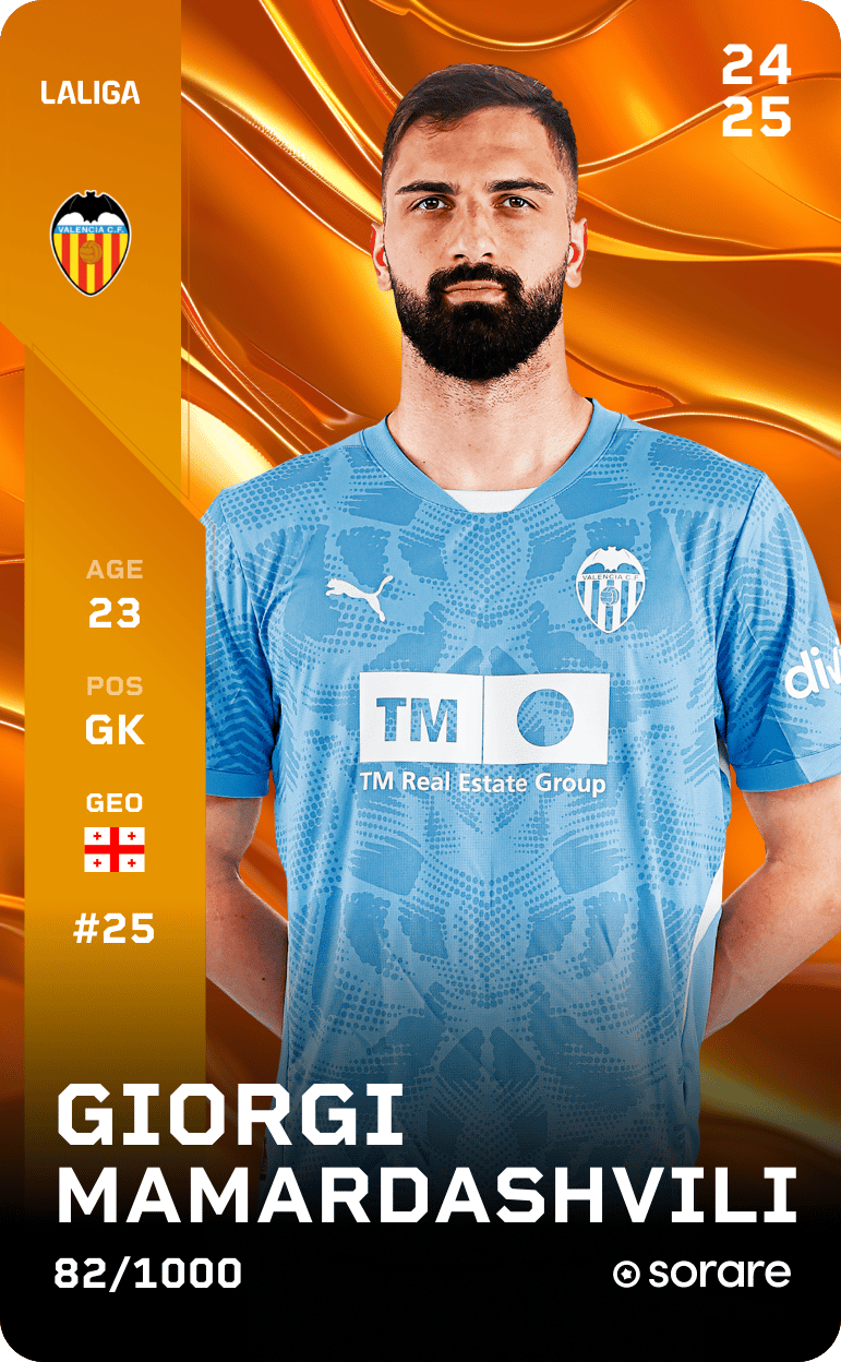 Giorgi Mamardashvili 2024-25 • Limited 82/1000