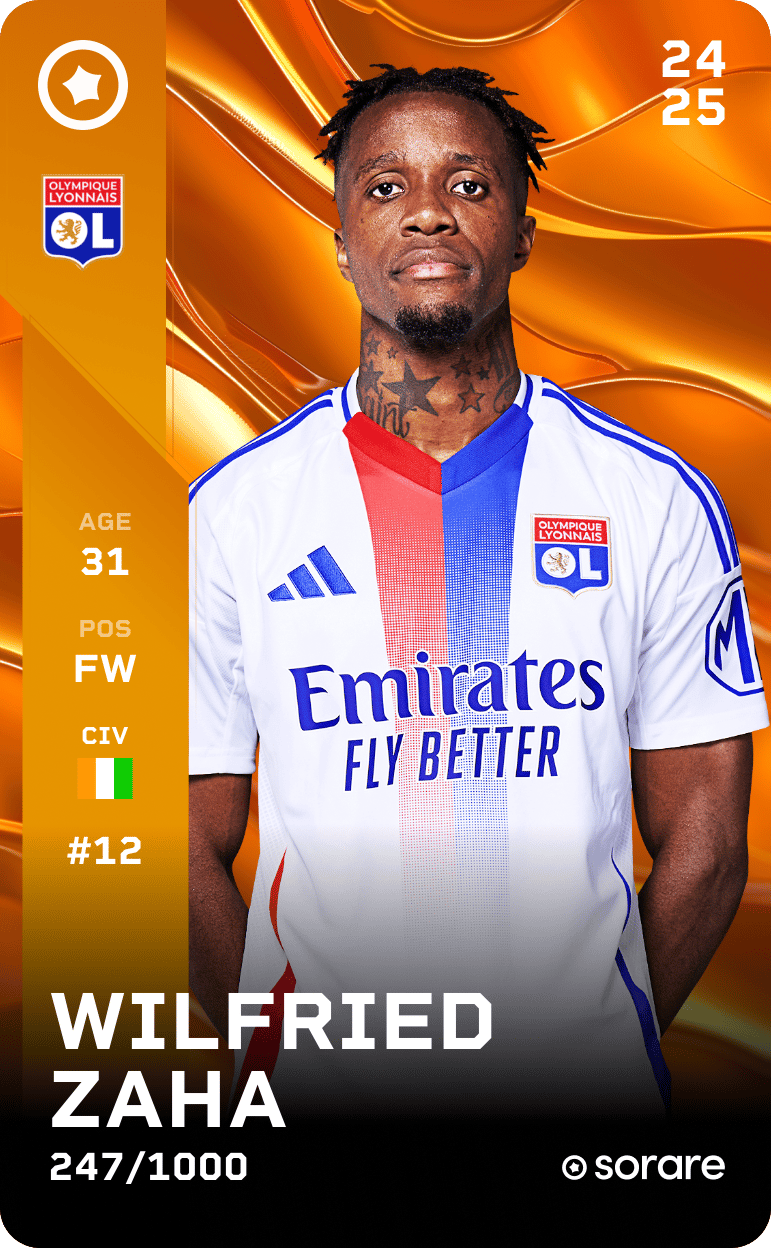 Wilfried Zaha 2024-25 • Limited 247/1000