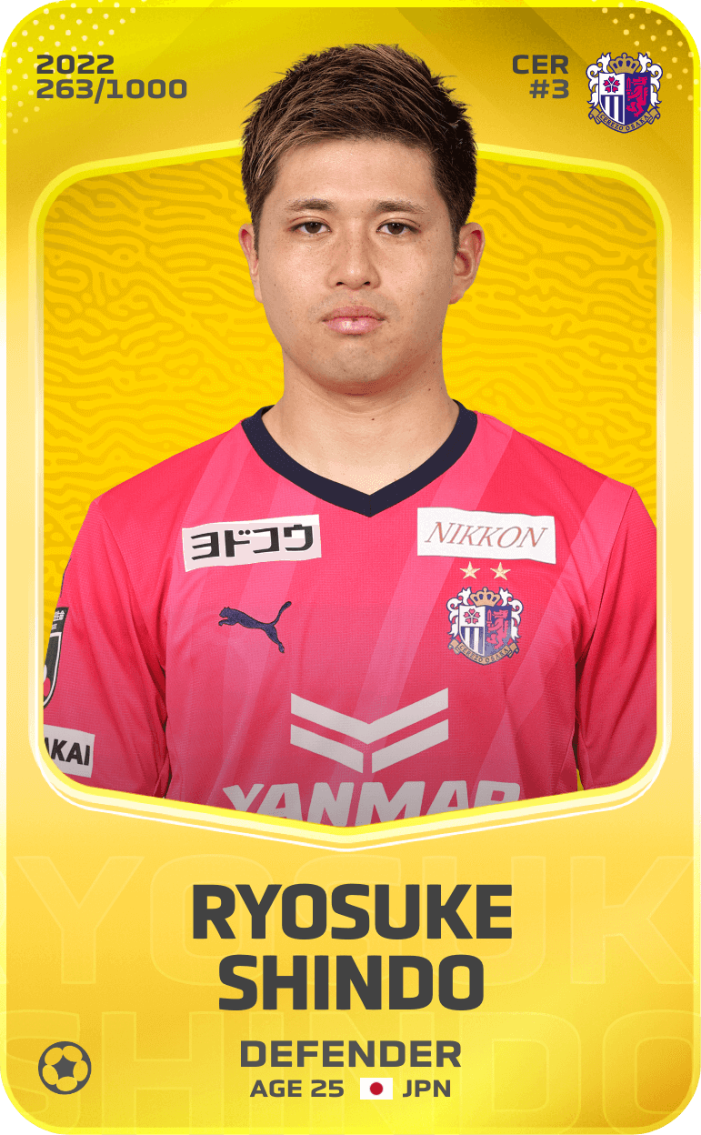 Ryosuke Shindo 2022-23 • Limited 263/1000
