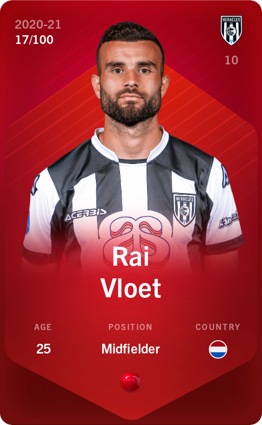 Sorare - Sorare Official - Rai Vloet 2020-21 • Rare 17/100 - NFT # 84063699319653939977494813596380238019084482000264292121793570556534327320708