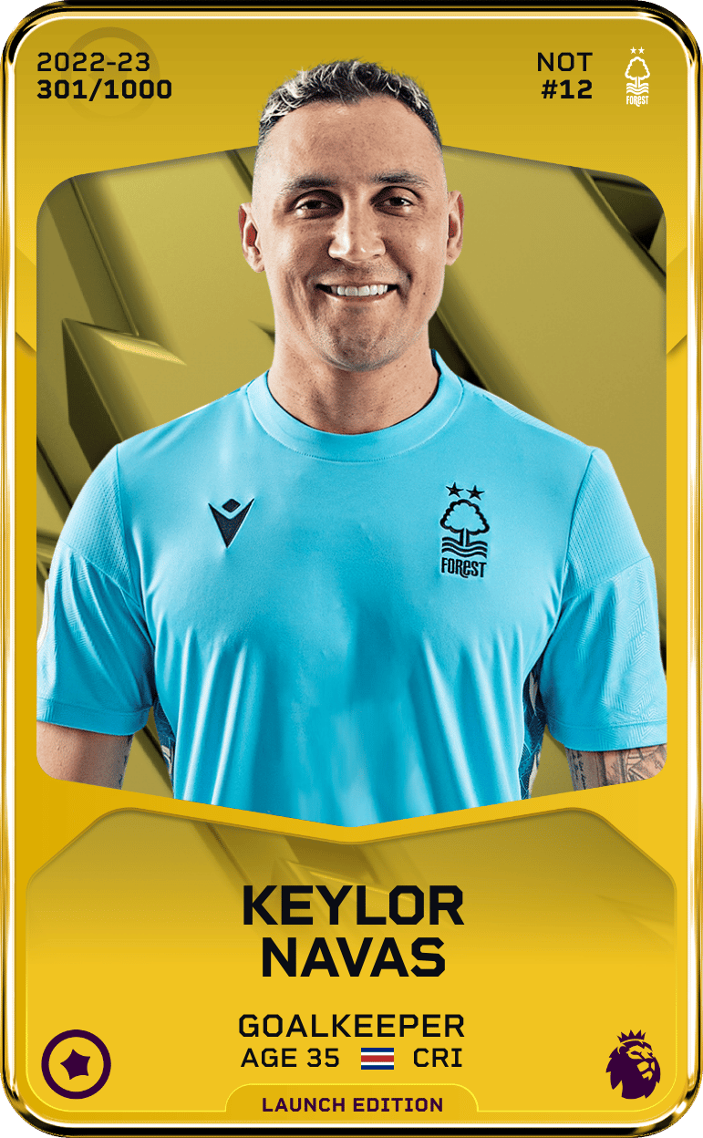 Keylor Navas 2022-23 • Limited 301/1000