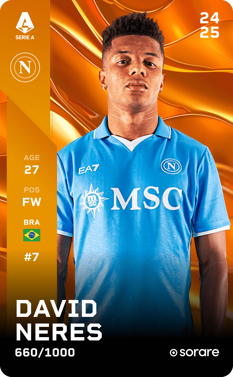 David Neres 2024-25 • Limited 660/1000