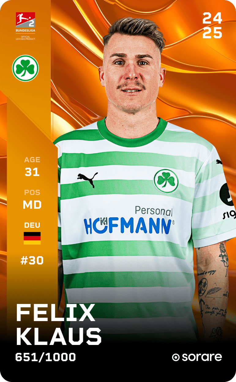 Felix Klaus 2024-25 • Limited 651/1000