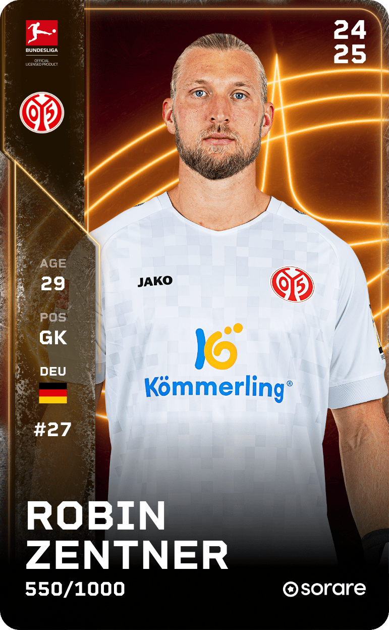 Robin Zentner 2024-25 • Limited 550/1000