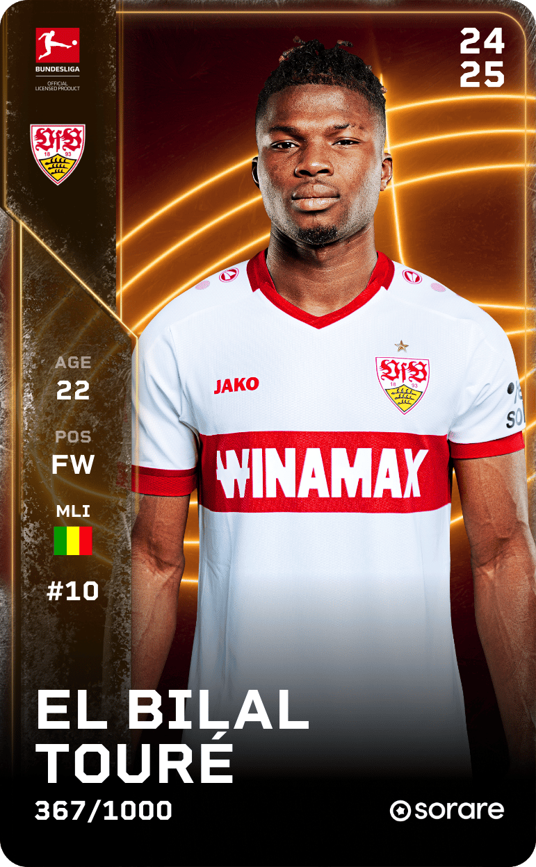 El Bilal Touré 2024-25 • Limited 367/1000