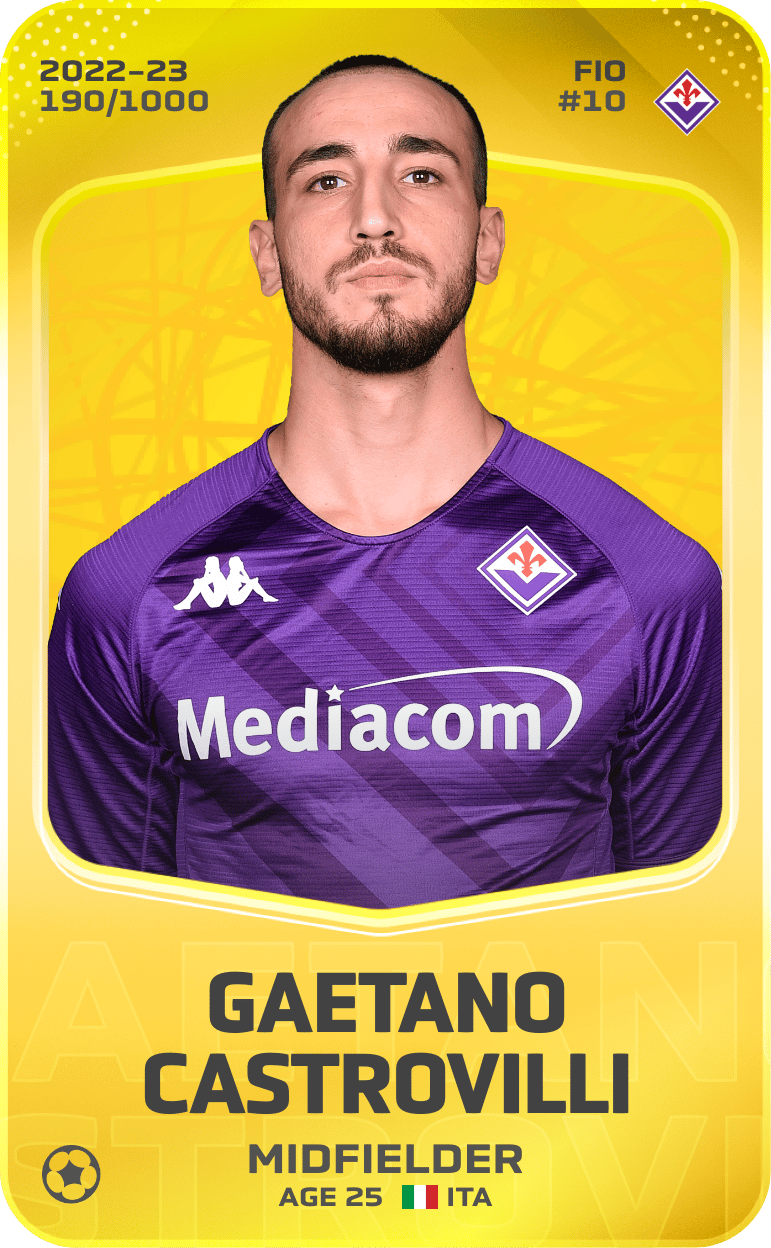 Gaetano Castrovilli 2022-23 • Limited 190/1000