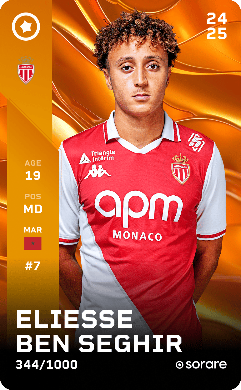 Eliesse Ben Seghir 2024-25 • Limited 344/1000
