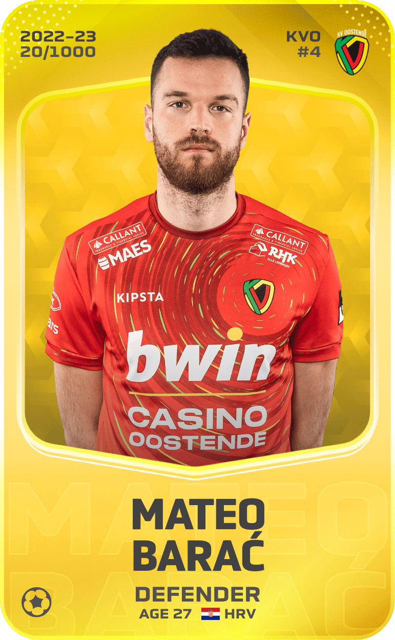 Mateo Barać 2022-23 • Limited 20/1000