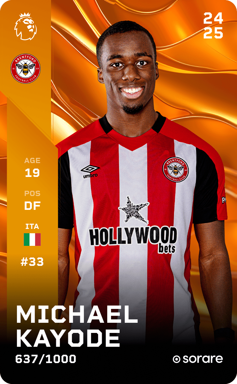 Michael Kayode 2024-25 • Limited 637/1000
