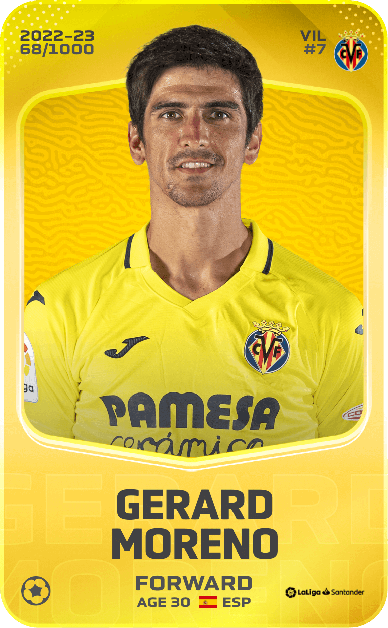 Gerard Moreno 2022-23 • Limited 68/1000