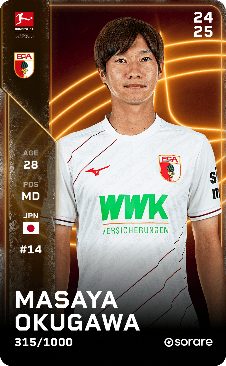 Masaya Okugawa 2024-25 • Limited 315/1000