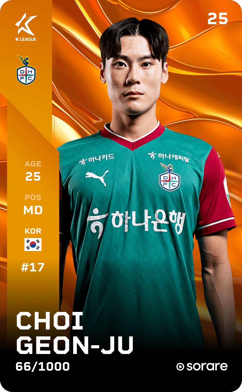 Choi Geon-Joo 2025-26 • Limited 66/1000