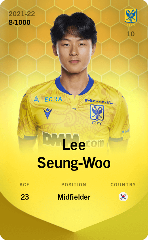 Lee Seung-Woo 2021-22 • Limited 8/1000