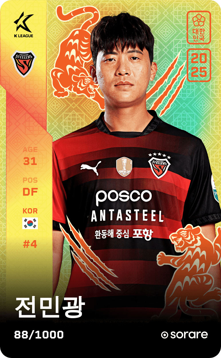 Jeon Min-Gwang 2025-26 • Limited 88/1000