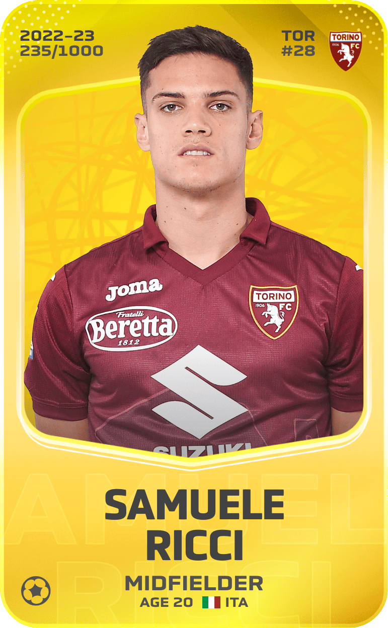 Samuele Ricci 2022-23 • Limited 235/1000