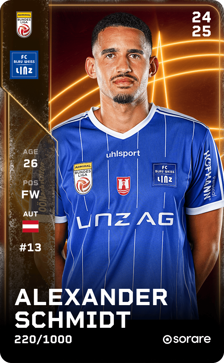 Alexander Schmidt 2024-25 • Limited 220/1000