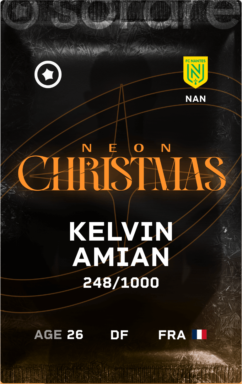 Kelvin Amian 2024-25 • Limited 248/1000