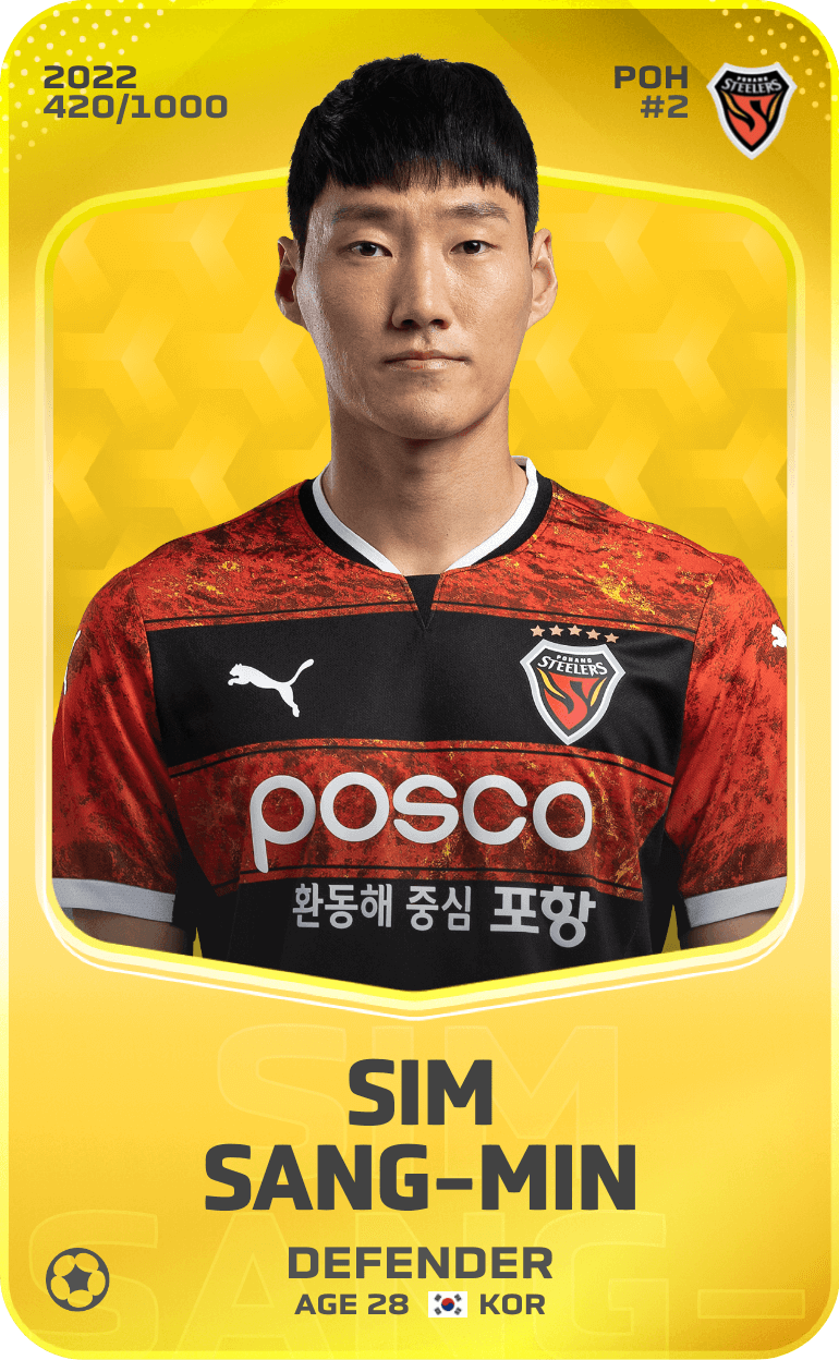 Sim Sang-Min 2022-23 • Limited 420/1000