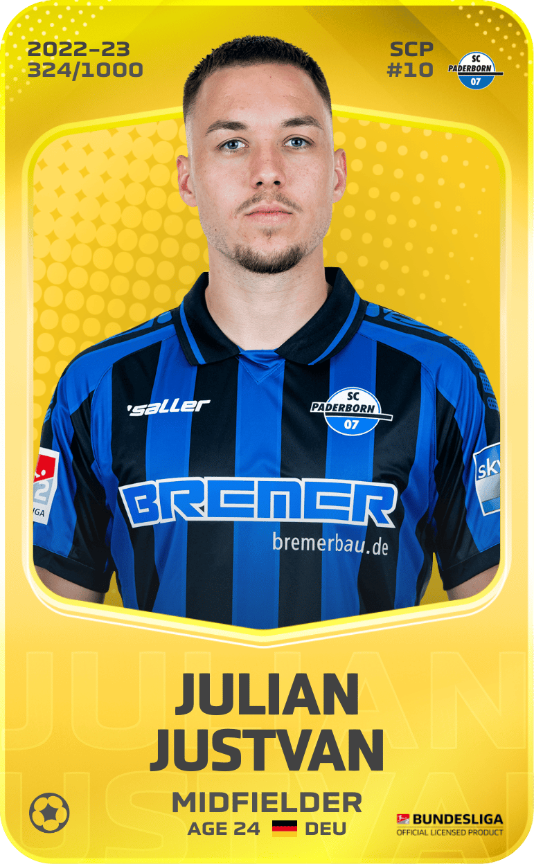 Julian Justvan 2022-23 • Limited 324/1000
