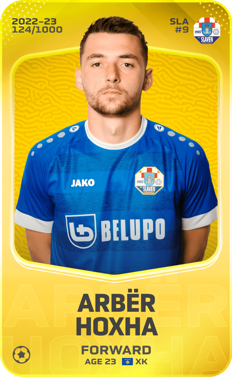 Arbër Hoxha 2022-23 • Limited 124/1000