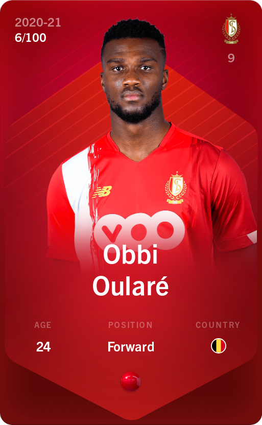 Sorare - Sorare Official - Obbi Oularé 2020-21 • Rare 6/100 - NFT # 45233395806824020618997795906325505891604058839448679765085500614638943670346