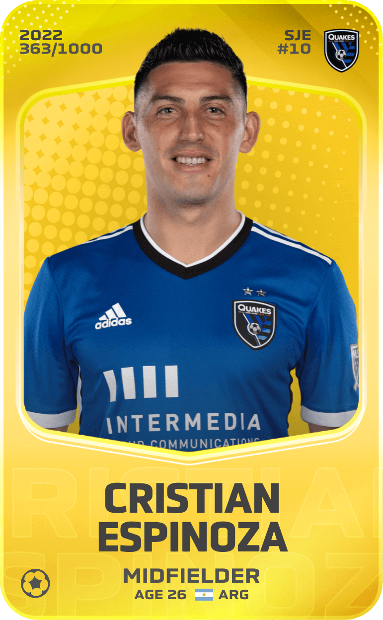 Cristian Espinoza 2022-23 • Limited 363/1000