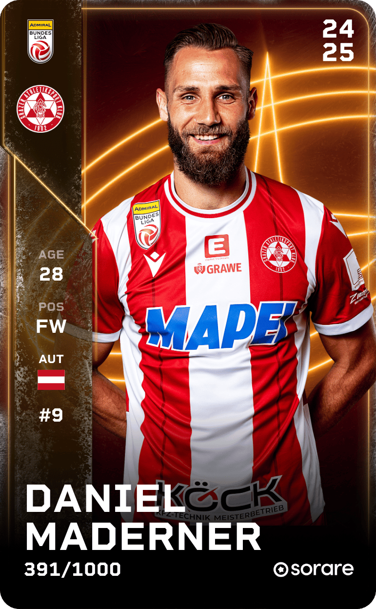 Daniel Maderner 2024-25 • Limited 391/1000
