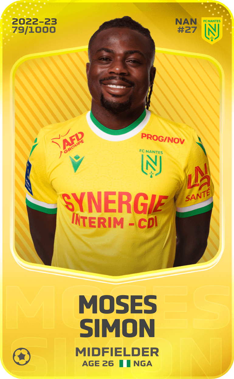 Moses Simon 2022-23 • Limited 79/1000