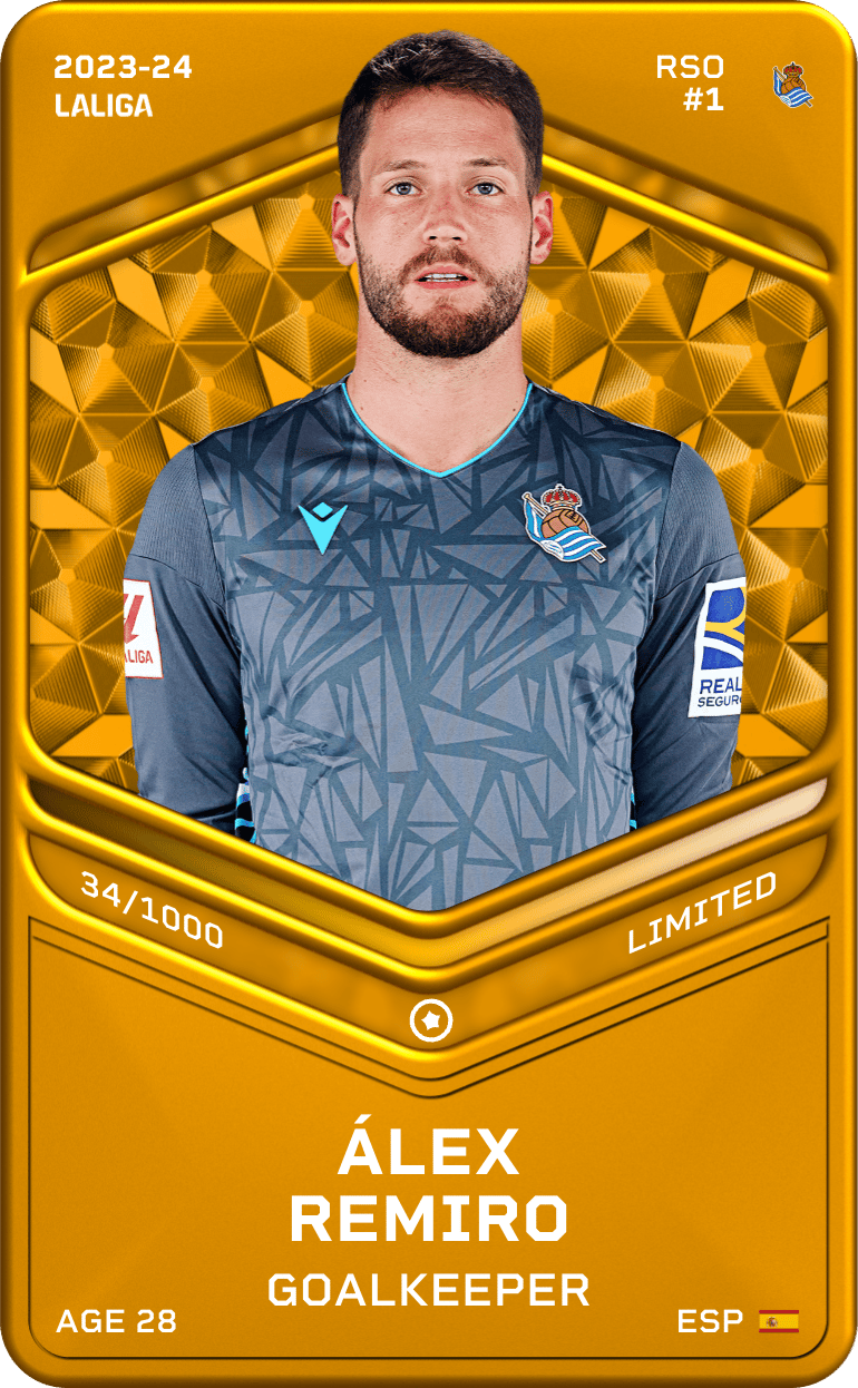 Álex Remiro 2023-24 • Limited 34/1000