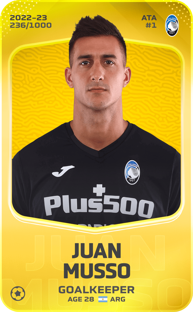 Juan Musso 2022-23 • Limited 236/1000