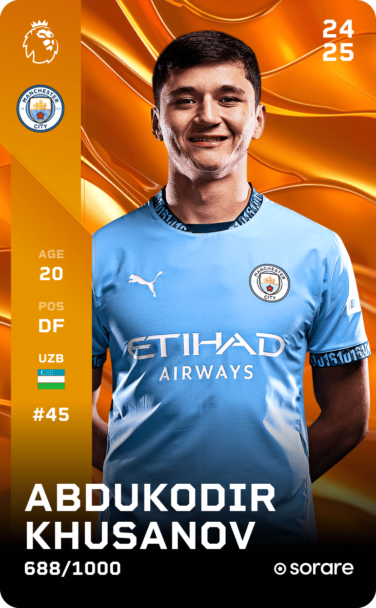Abdukodir Khusanov 2024-25 • Limited 688/1000