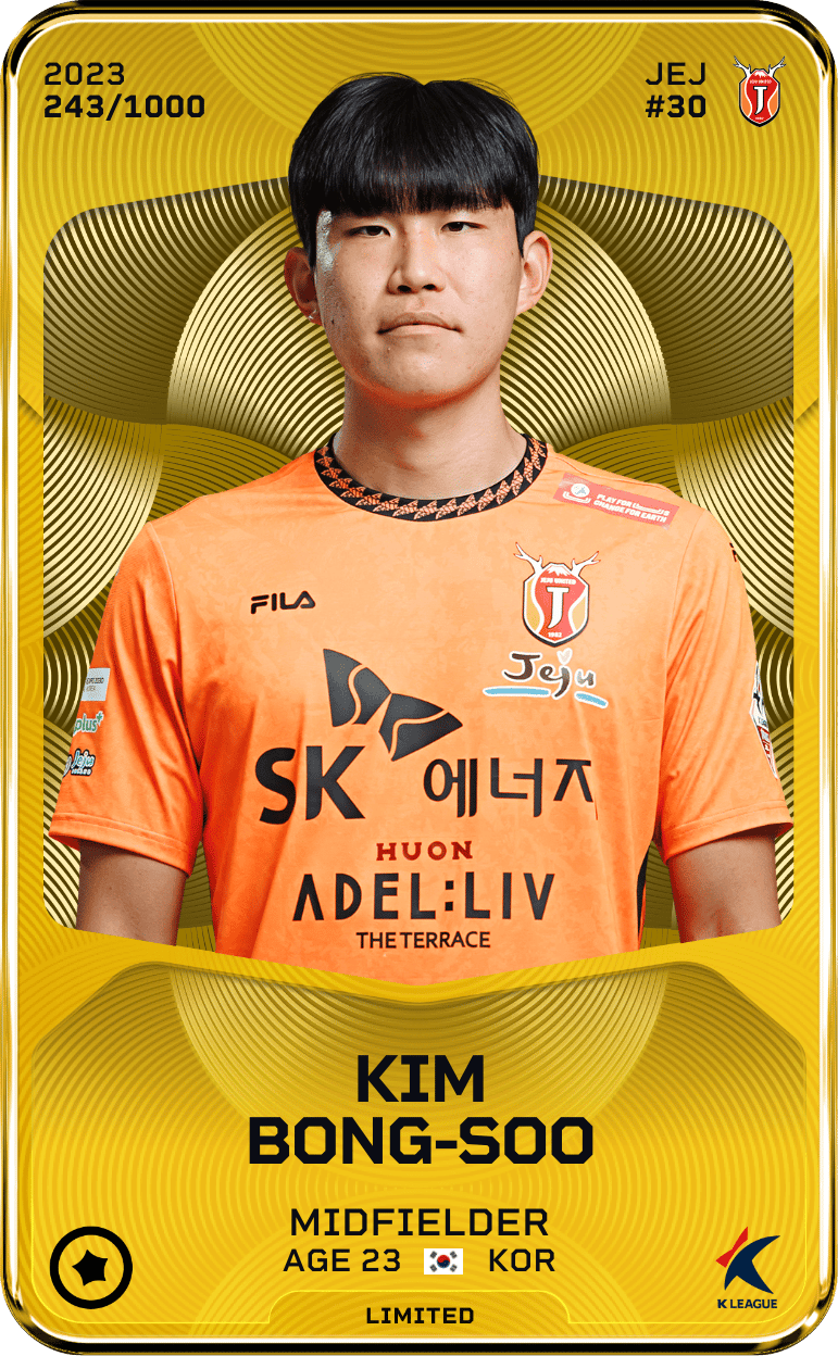 Kim Bong-Soo 2023-24 • Limited 243/1000