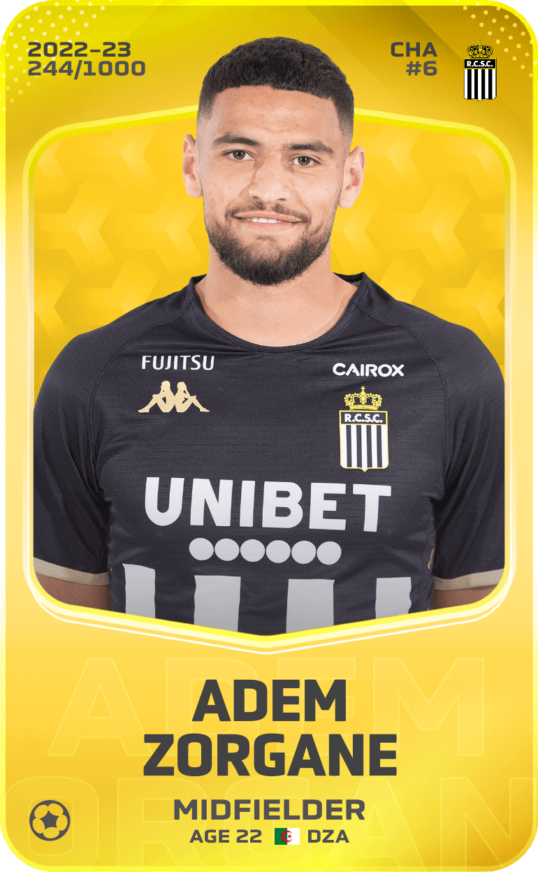 Adem Zorgane 2022-23 • Limited 244/1000
