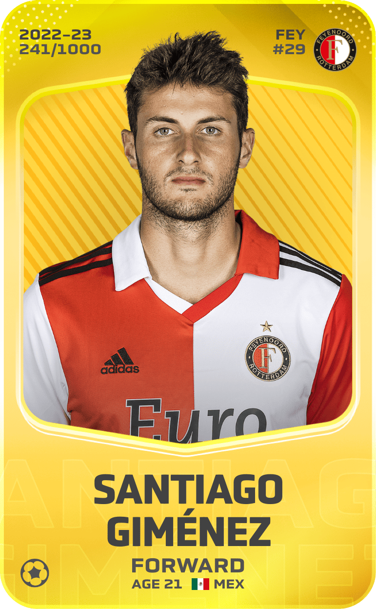 Santiago Giménez 2022-23 • Limited 241/1000