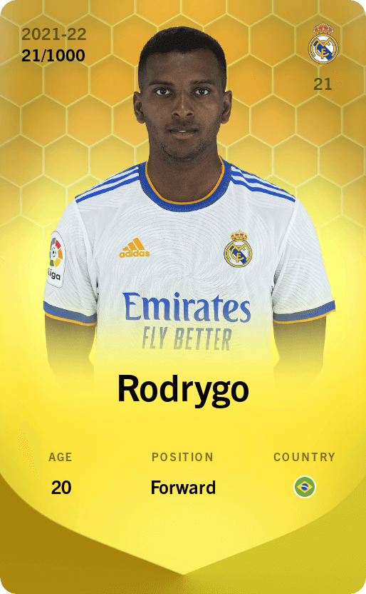 Rodrygo 2021-22 • Limited 21/1000