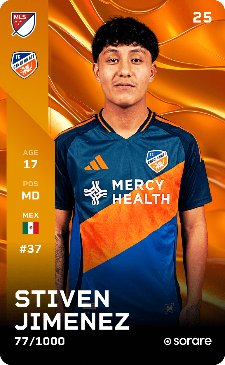 Stiven Jimenez 2025-26 • Limited 77/1000