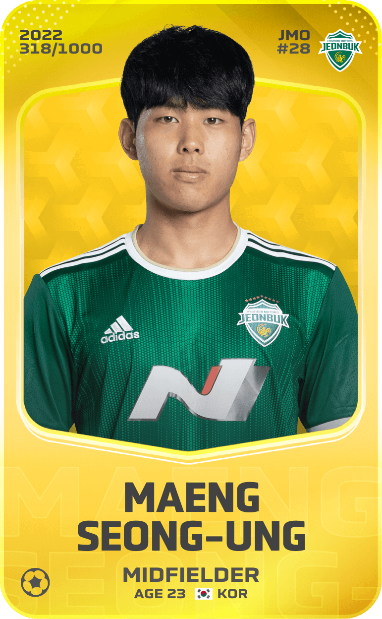 Maeng Seong-Ung 2022-23 • Limited 318/1000